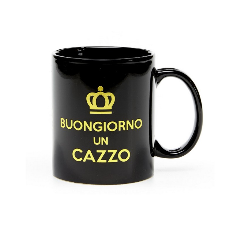 Tazza mug in ceramica decorata con scritta 